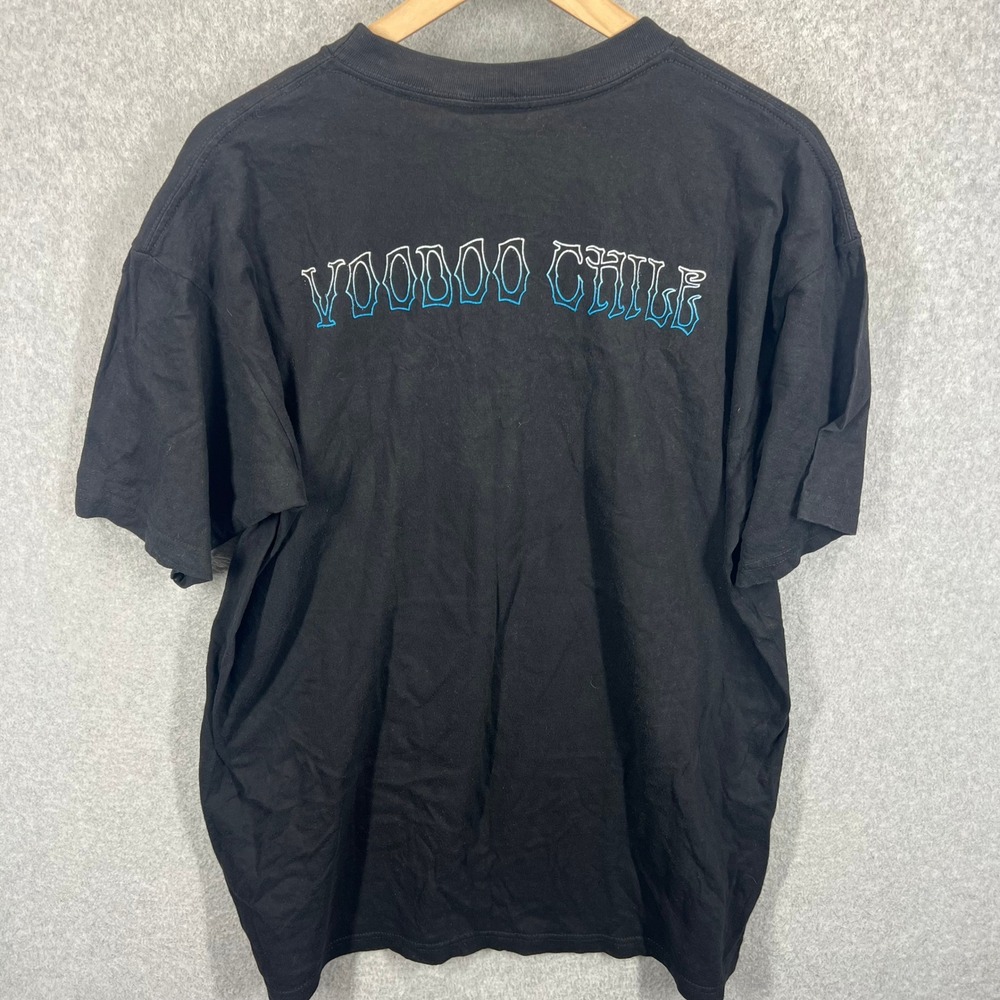 Vintage Jimi Hendrix T Shirt Mens XL Black 90s Winterland Voodoo Chile 1996 EUC - Picture 4 of 7